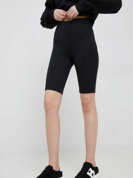 Kratke hlače visoki struk Calvin Klein crna