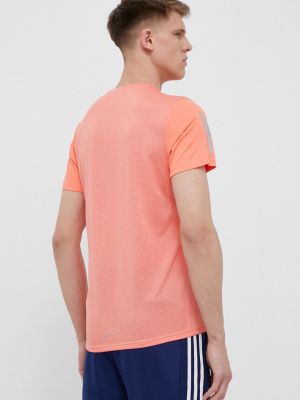 Tričko s potiskem Adidas Performance oranžové