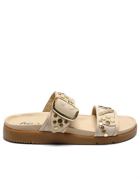 Scarpe piatte con borchie Free People oro