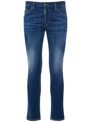 Stretchjeans i bomull Dsquared2 blå