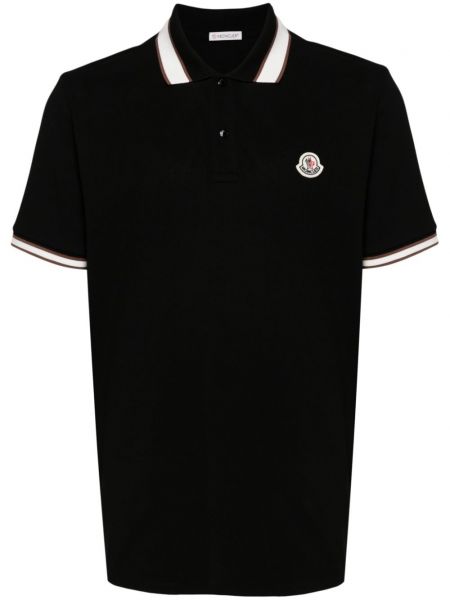 Polo yaka tişört Moncler siyah