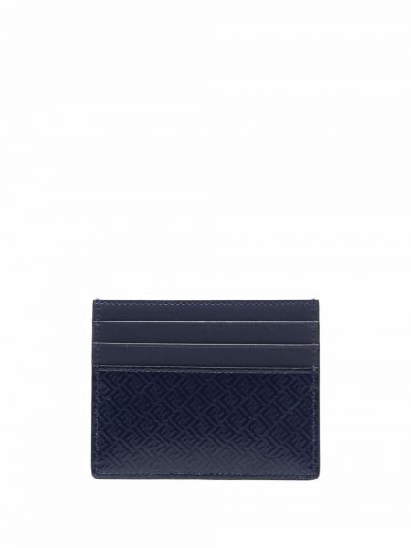 Žakárová peněženka Fendi modrá