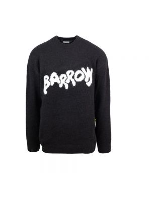 Sweter relaxed fit Barrow czarny