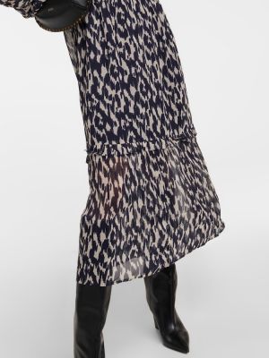 Βελούδινη μίντι φόρεμα με σχέδιο Velvet