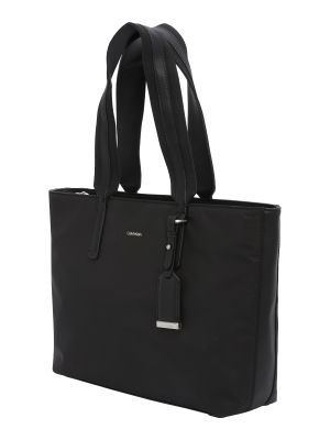 Найлонови шопинг чанта Calvin Klein черно