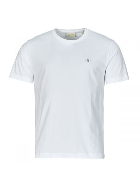 Tričko s krátkými rukávy Gant bílé