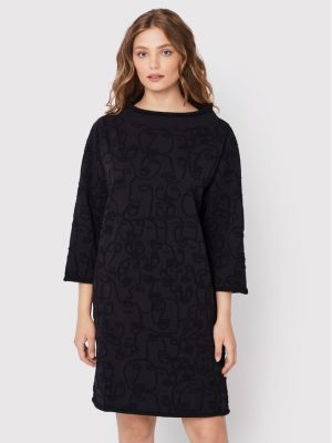 Плетена плетена рокля Liviana Conti черно