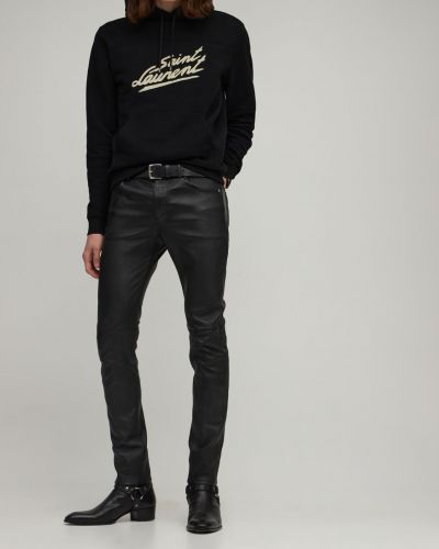 Džemperis su gobtuvu Saint Laurent juoda