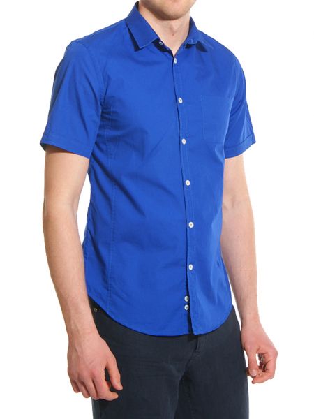 Голубая рубашка Cerruti 18crr81
