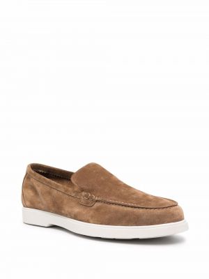 Slip-on seemisnahksed loafer-kingad Moorer pruun