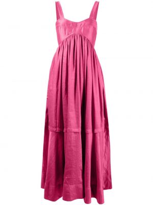 Sukienka midi Acler różowa