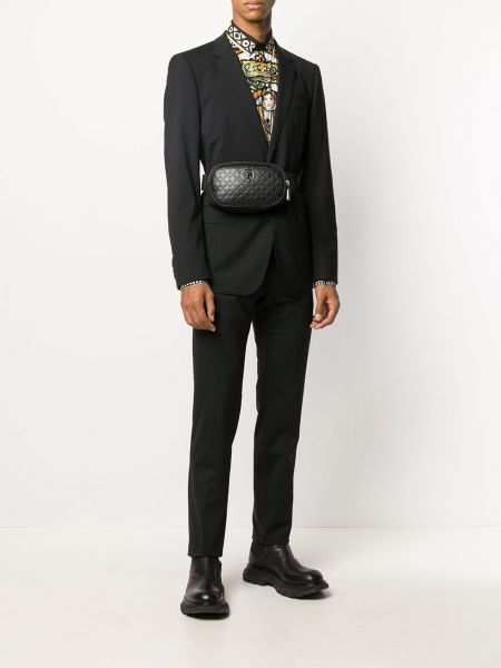 Vlněný oblek Dolce & Gabbana černý