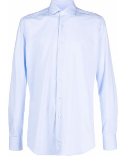 Camisa slim fit Xacus azul