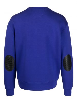 Sweatshirt mit stickerei Ferrari blau