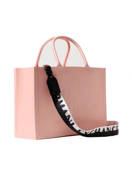 Bolso shopper elegante Armani Exchange rosa