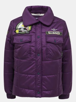Куртка Aeronautica Militare фиолетовая