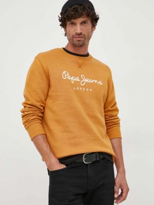 Geacă de blugi Pepe Jeans portocaliu