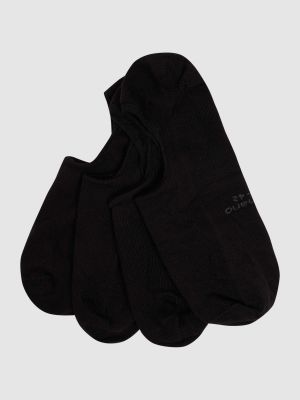 Czarne stopki w jednolitym kolorze Camano
