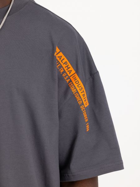 T-shirt Alpha Industries arancione