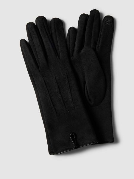 Rękawiczki w jednolitym kolorze Eem czarne