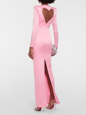 Σατέν μάξι φόρεμα Alex Perry ροζ