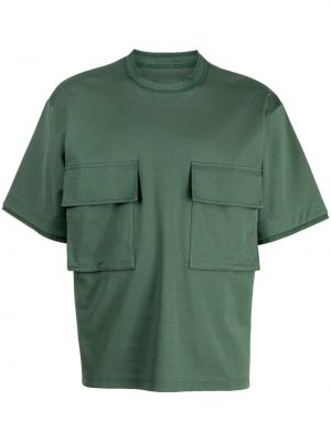 Тениска Sacai зелено