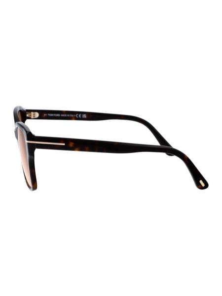 Gafas de sol con efecto degradado elegantes Tom Ford marrón