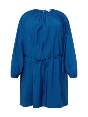Košeľové šaty Tommy Hilfiger Curve modrá