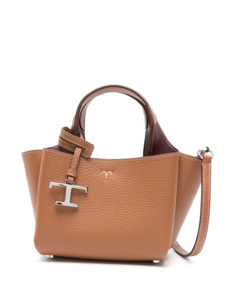 Læder mini taske Tod's brun