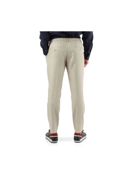 Pantalones de lino de viscosa Antony Morato beige