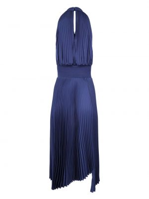 Sukienka wieczorowa plisowana A.l.c. niebieska