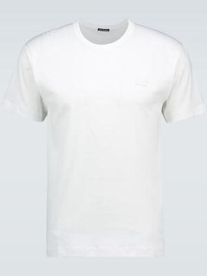 Bavlněné tričko Acne Studios bílé