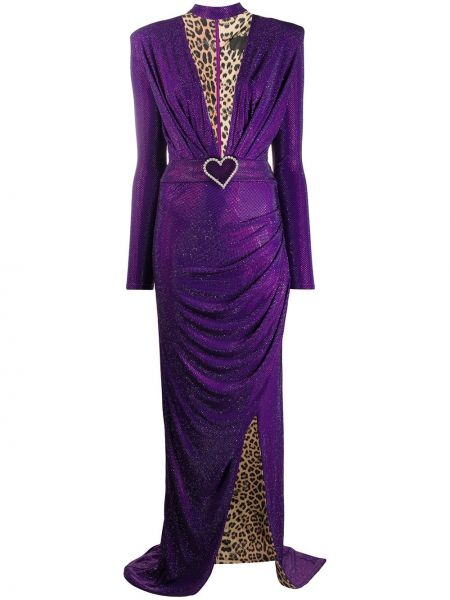 Vestido de noche Philipp Plein violeta