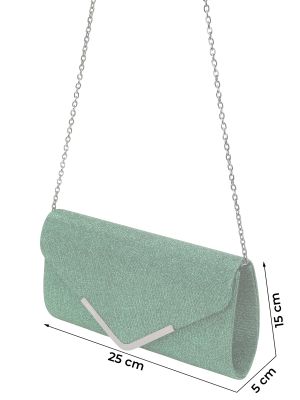 Меланжирани чанта тип „портмоне“ Mascara зелено