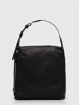 Однотонний шкіряний рюкзак Marc O'polo чорний