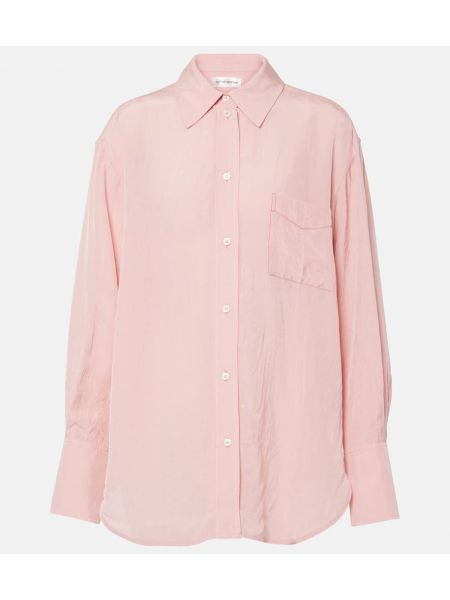 Oversized srajca Victoria Beckham roza