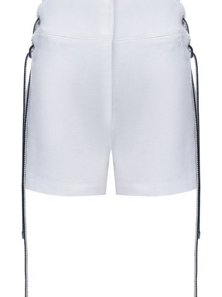 Льняные шорты Giorgio Armani белые