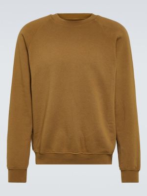 Jersey de algodón de tela jersey Les Tien marrón