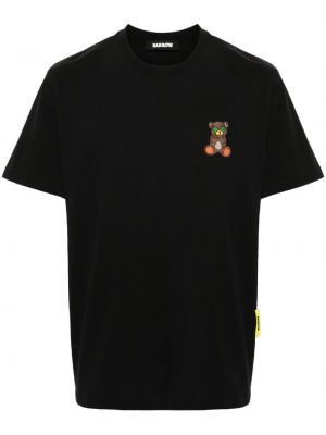 Koszulka bawełniana z nadrukiem Barrow czarna