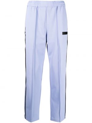Спортни панталони на райета Mcq виолетово