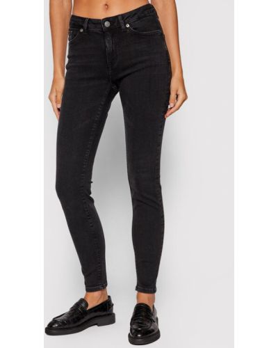 Jeans skinny Selected Femme nero