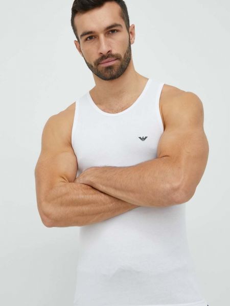 Тениска с дълъг ръкав Emporio Armani Underwear бяло