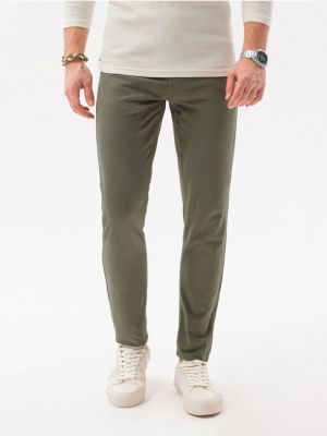 Pantaloni chino Ombre Clothing verde