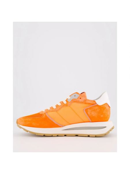 Sneakersy Philippe Model pomarańczowe