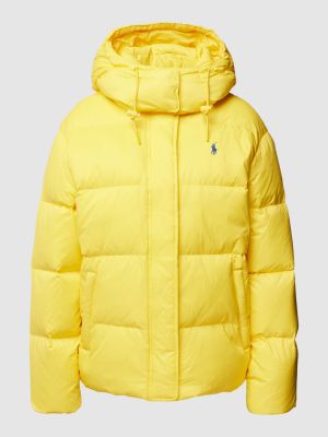 Pikowana kurtka ze stójką Polo Ralph Lauren żółta