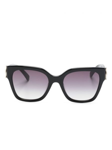 Oversized sončna očala Longchamp črna