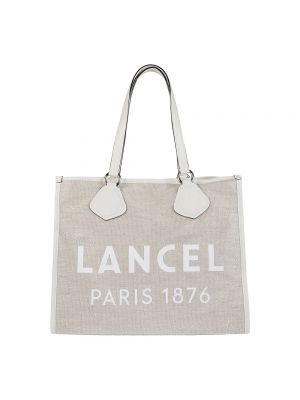 Shopper handtasche Lancel beige