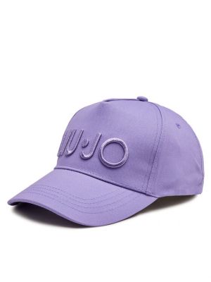 Kepurė su snapeliu Liu Jo violetinė