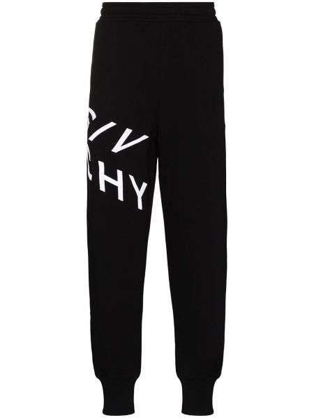 Pantalones de chándal con estampado Givenchy negro