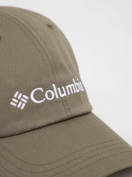 Зеленая кепка с аппликацией Columbia